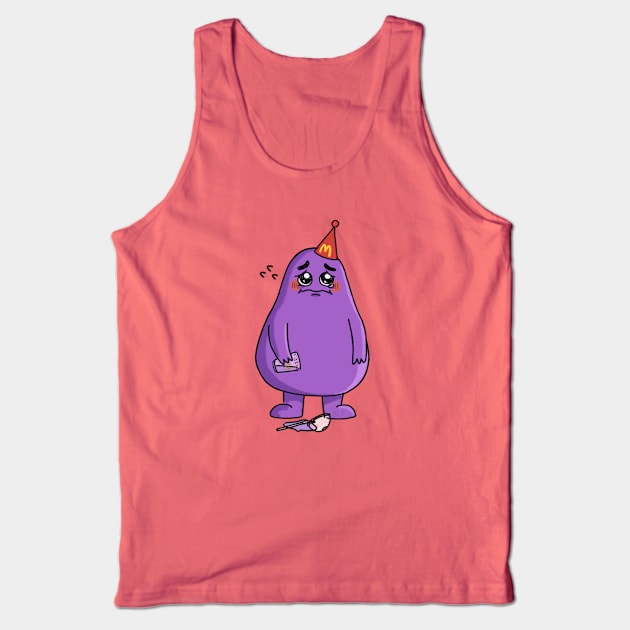 unhappy meal grimace Tank Top by ballooonfish